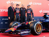 TORO ROSSO STR10, (L to R): The Cepsa Vice President of Marketing; Max Verstappen (NLD) Scuderia Toro Rosso; Franz Tost (AUT) Scuderia Toro Rosso Team Principal; e Carlos Sainz Jr (ESP) Scuderia Toro Rosso, at the Scuderia Toro Rosso STR10 unveiling.
31.01.2015.