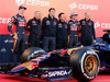 TORO ROSSO STR10, The Scuderia Toro Rosso STR10 is unveiled (L to R): Max Verstappen (NLD) Scuderia Toro Rosso; Paolo Marabini (ITA) Scuderia Toro Rosso Chief Designer; James Key (GBR) Scuderia Toro Rosso Technical Director; Matteo Piraccini (ITA) Scuderia Toro Rosso Chief Designer; Franz Tost (AUT) Scuderia Toro Rosso Team Principal.
31.01.2015.