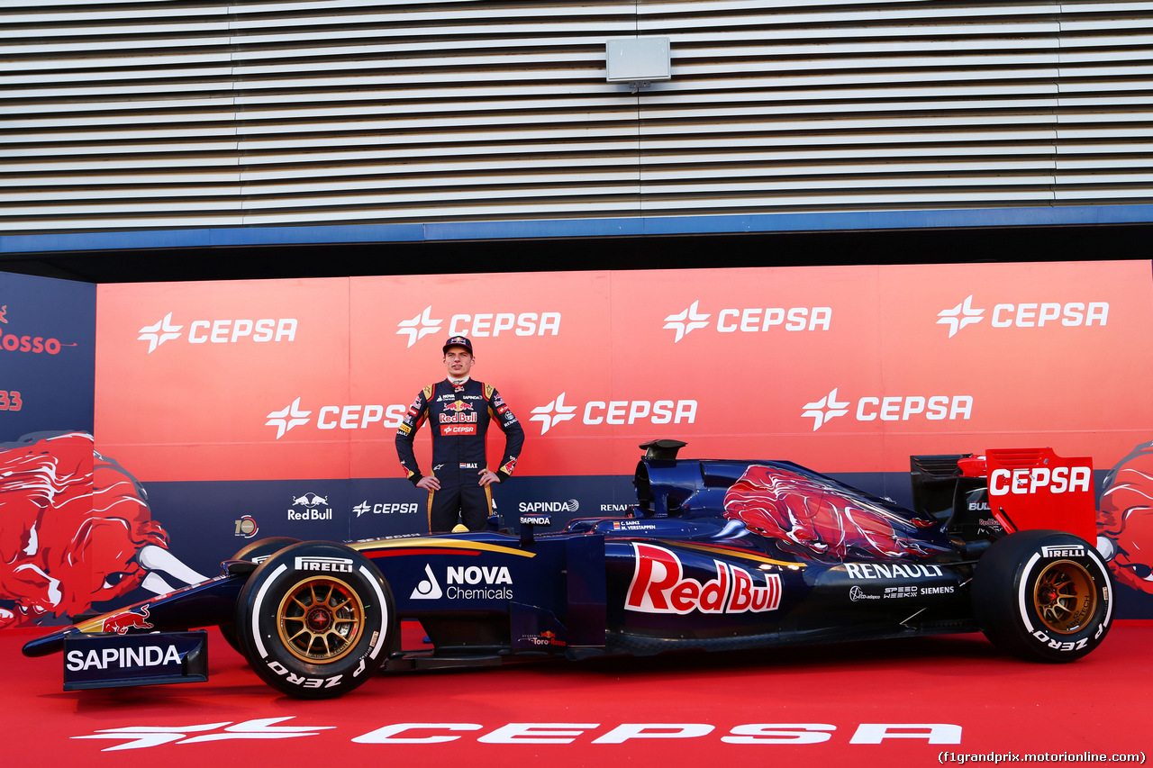 TORO ROSSO STR10, Max Verstappen (NLD) Scuderia Toro Rosso STR10.
31.01.2015.