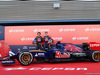 TORO ROSSO STR10, (L to R): Carlos Sainz Jr (ESP) Scuderia Toro Rosso with team mate Max Verstappen (NLD) Scuderia Toro Rosso e the new Scuderia Toro Rosso STR10.
31.01.2015.