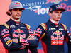 TORO ROSSO STR10, (L to R): Carlos Sainz Jr (ESP) Scuderia Toro Rosso with team mate Max Verstappen (NLD) Scuderia Toro Rosso.
31.01.2015.