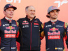 TORO ROSSO STR10, (L to R): Max Verstappen (NLD) Scuderia Toro Rosso; Franz Tost (AUT) Scuderia Toro Rosso Team Principal; e Carlos Sainz Jr (ESP) Scuderia Toro Rosso, at the Scuderia Toro Rosso STR10 unveiling.
31.01.2015.
