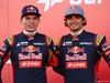TORO ROSSO STR10, (L to R): Max Verstappen (NLD) Scuderia Toro Rosso with team mate Carlos Sainz Jr (ESP) Scuderia Toro Rosso.
31.01.2015.