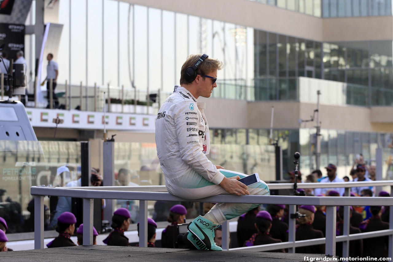 GP ABU DHABI, 27.11.2016 - Nico Rosberg (GER) Mercedes AMG F1 W07 Hybrid