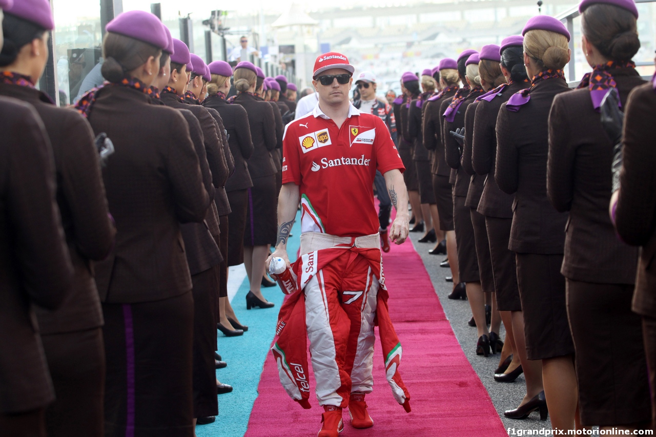 GP ABU DHABI, 27.11.2016 - Kimi Raikkonen (FIN) Ferrari SF16-H