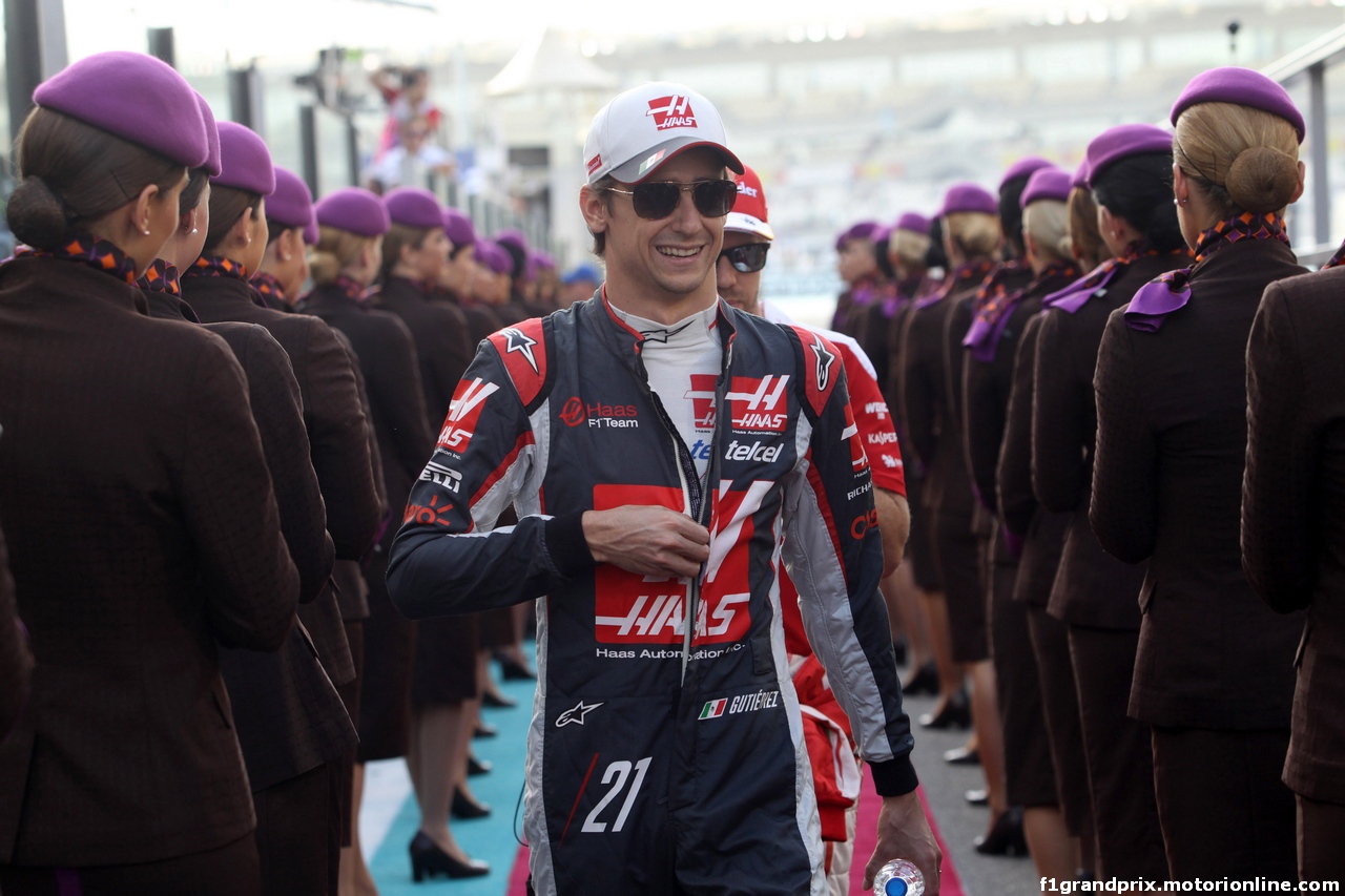 GP ABU DHABI, 27.11.2016 - Esteban Gutierrez (MEX) Haas F1 Team VF-16