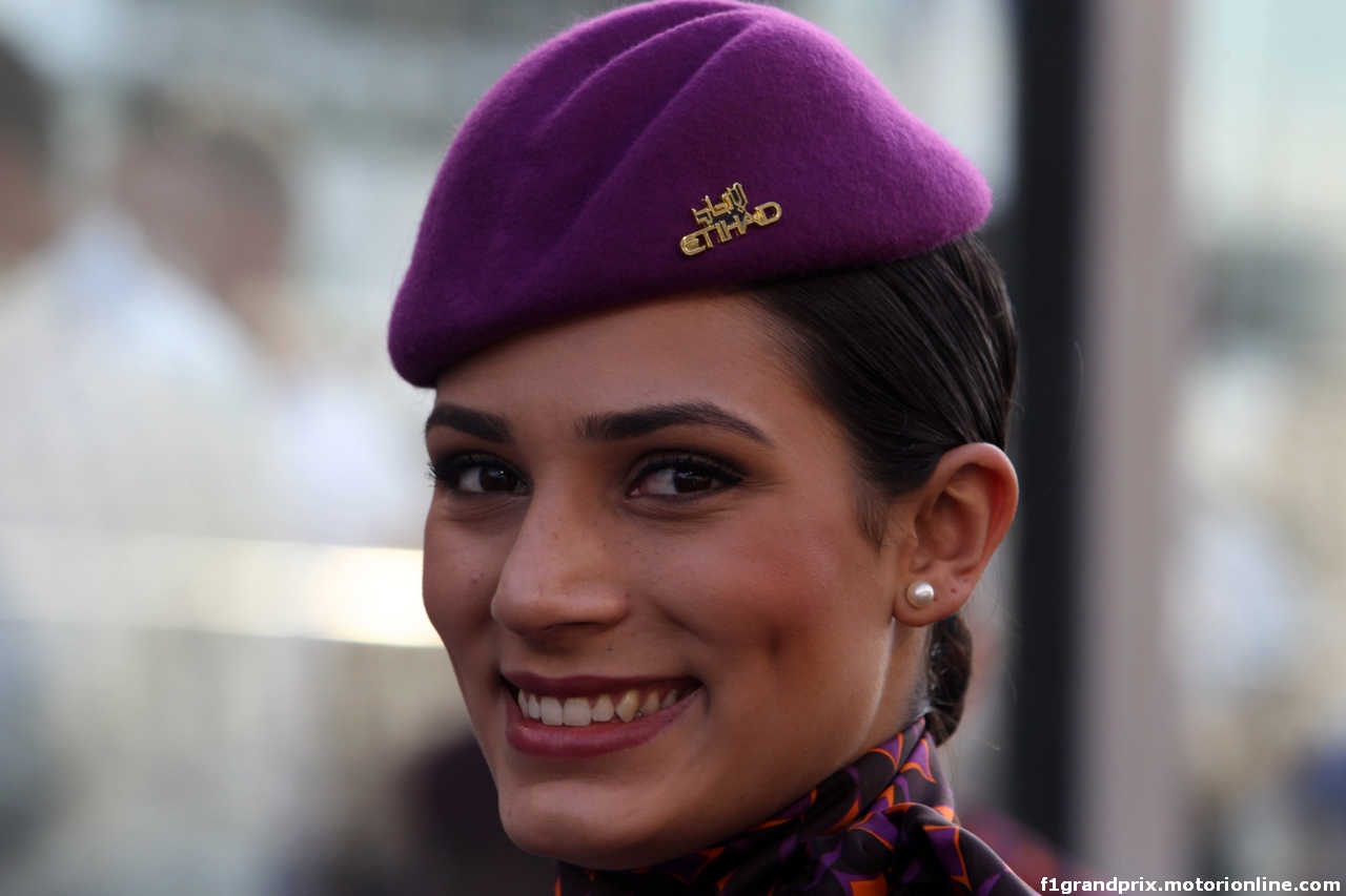 GP ABU DHABI, 27.11.2016 - griglia Ragazza