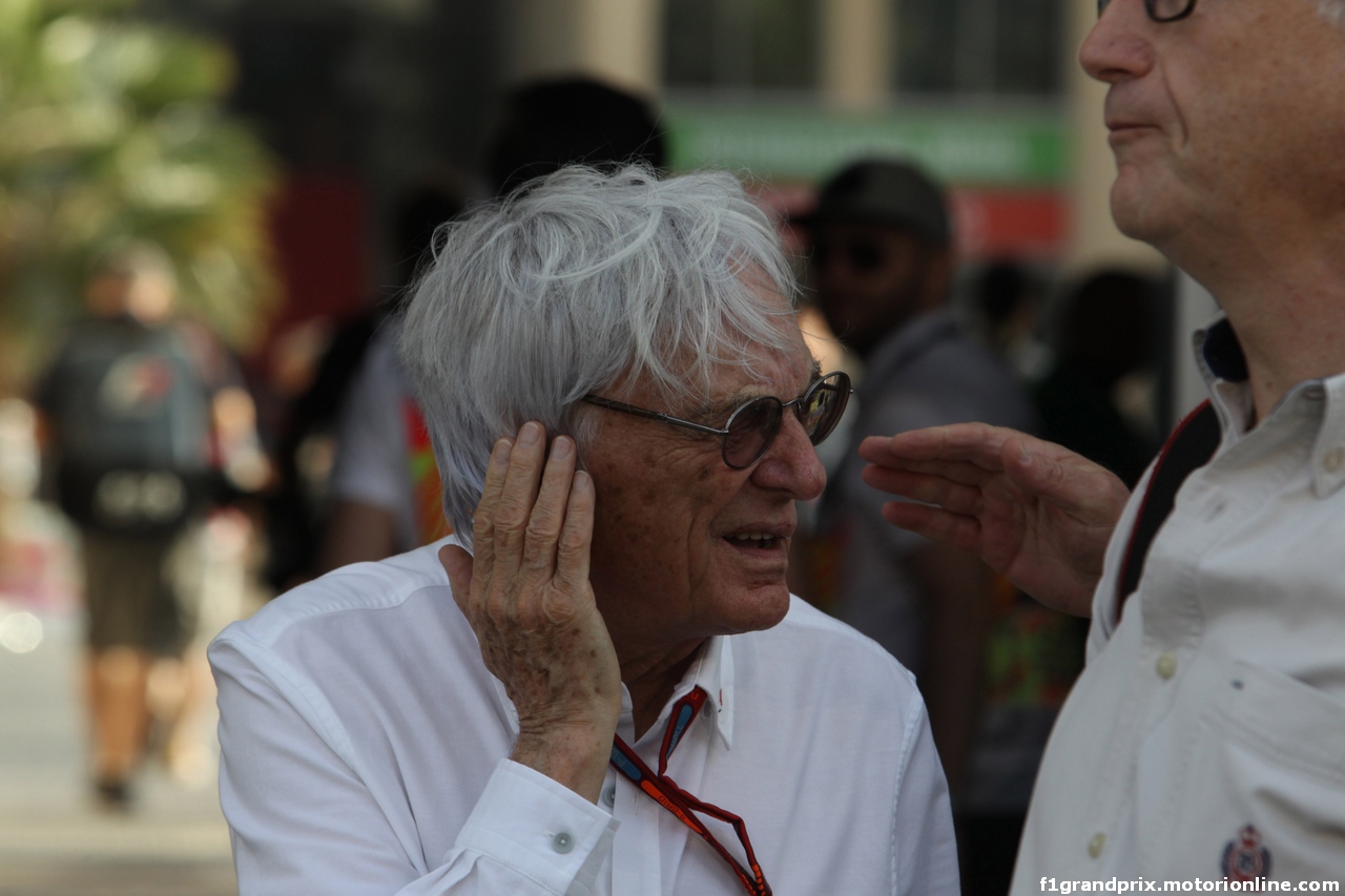 GP ABU DHABI, 27.11.2016 - Bernie Ecclestone (GBR), President e CEO of FOM