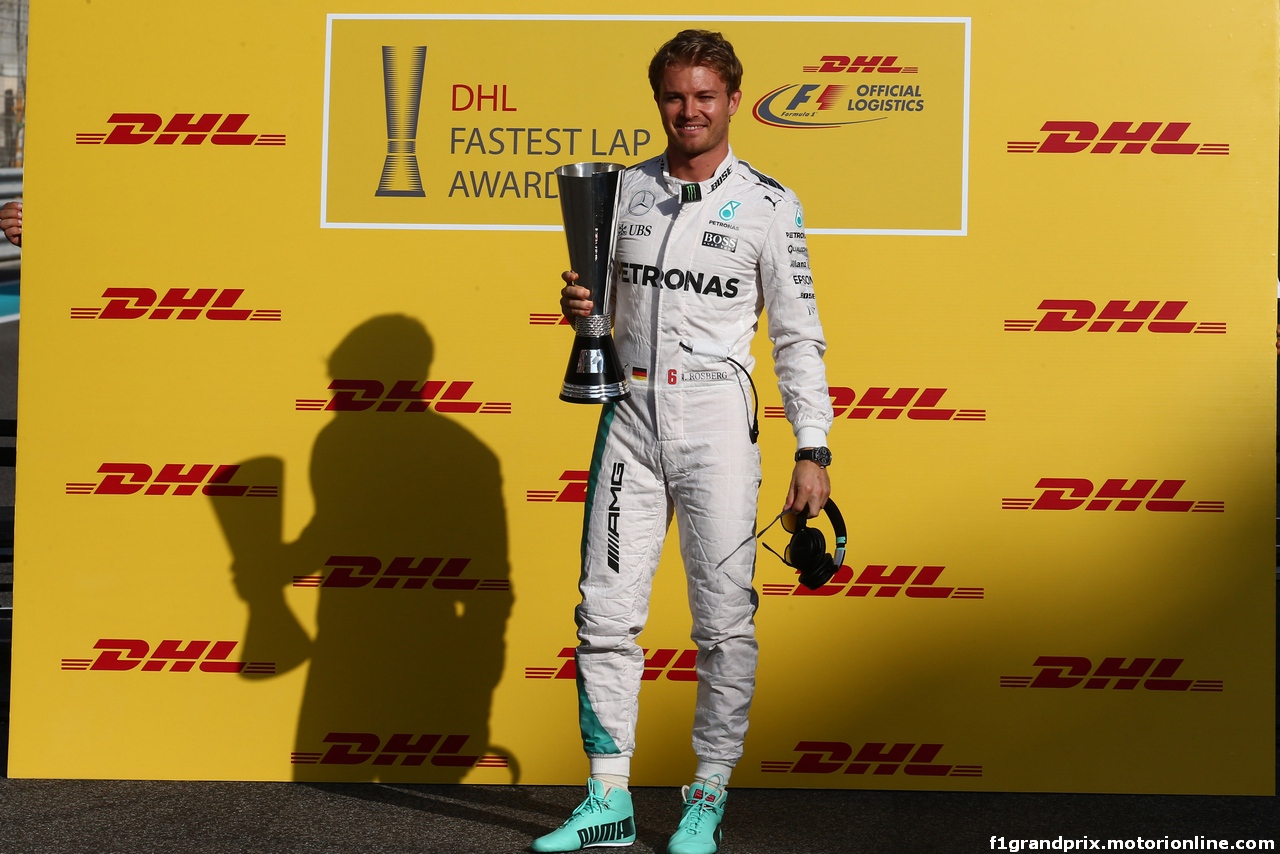 GP ABU DHABI, 27.11.2016 - Nico Rosberg (GER) Mercedes AMG F1 W07 Hybrid