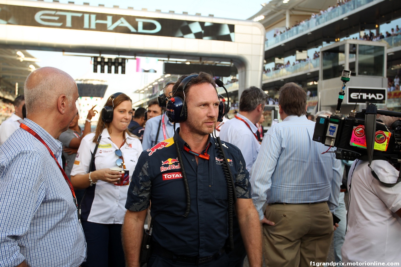 GP ABU DHABI, 27.11.2016 - Gara, Christian Horner (GBR), Red Bull Racing, Sporting Director