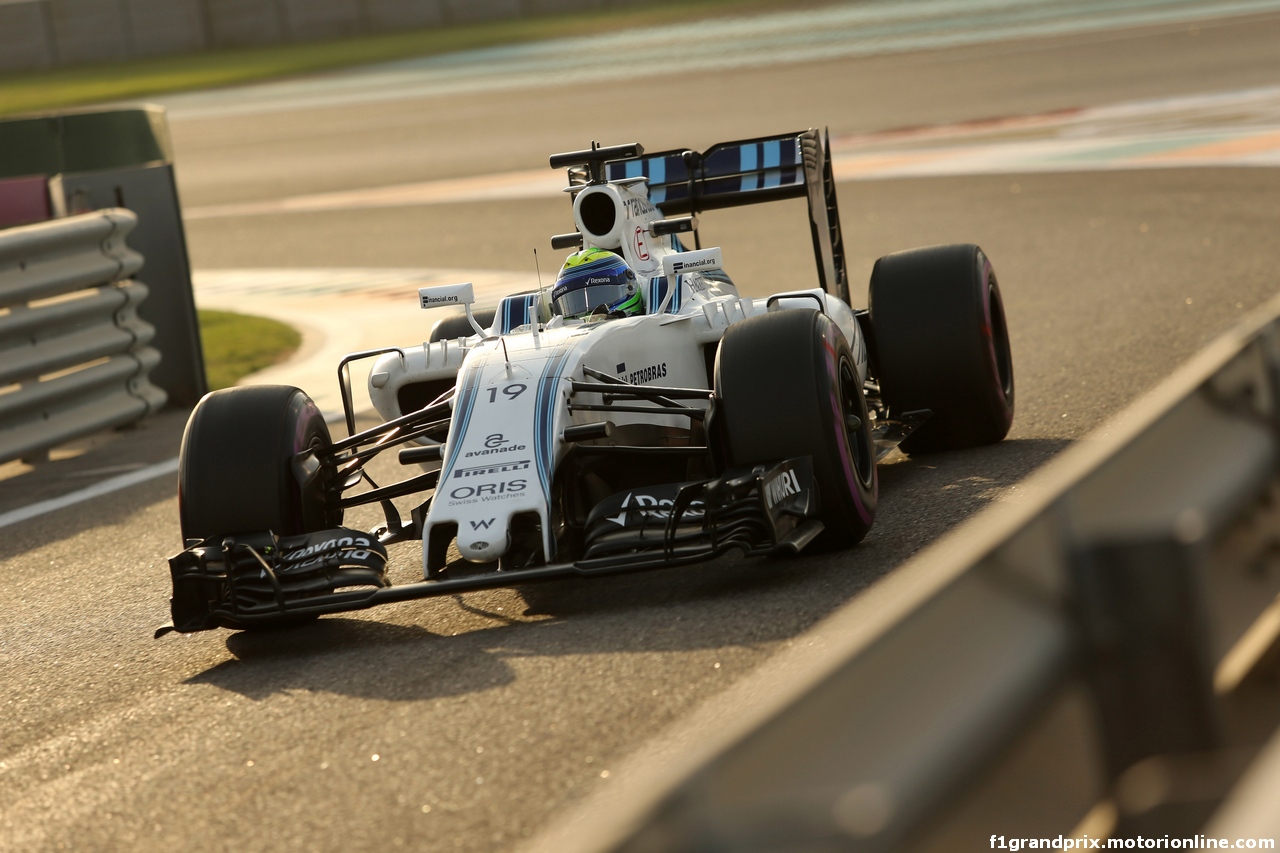 GP ABU DHABI, 27.11.2016 - Gara, Felipe Massa (BRA) Williams FW38