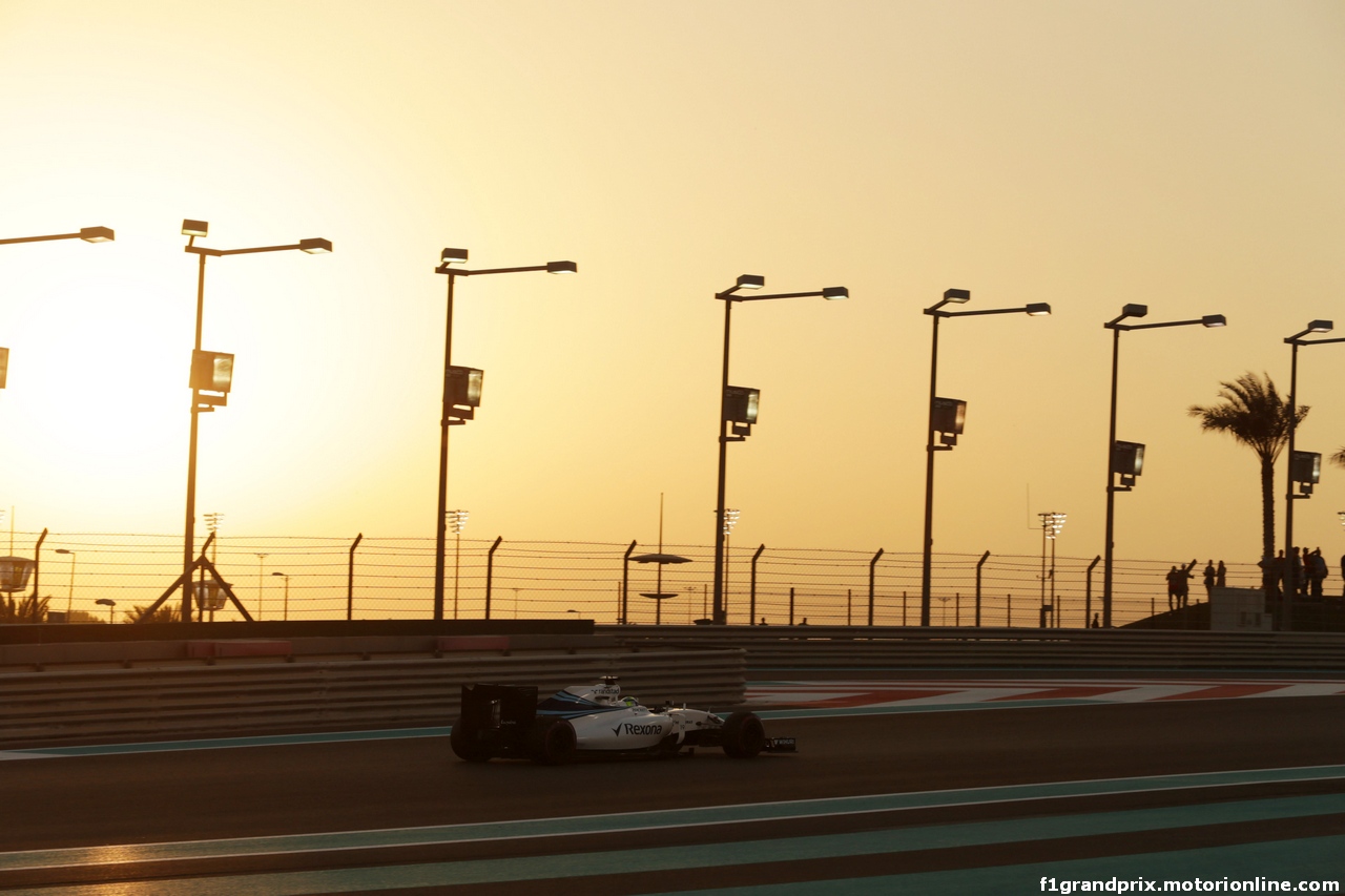 GP ABU DHABI, 27.11.2016 - Gara, Felipe Massa (BRA) Williams FW38