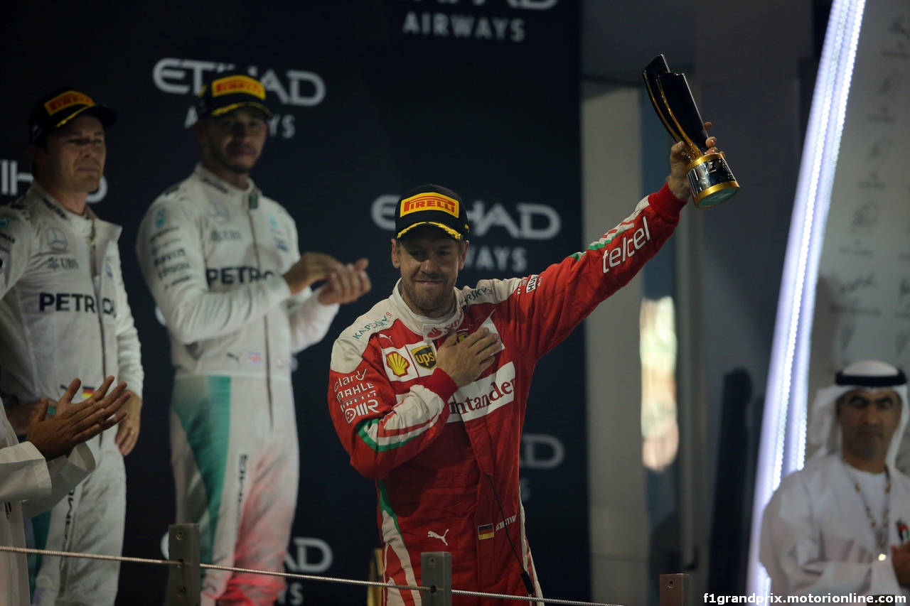 GP ABU DHABI, 27.11.2016 - Gara, 3rd place Sebastian Vettel (GER) Ferrari SF16-H