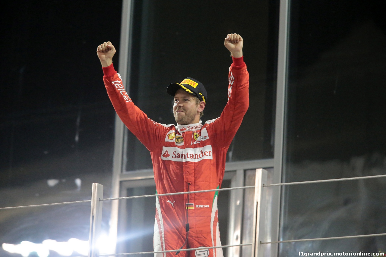 GP ABU DHABI, 27.11.2016 - Gara, 3rd place Sebastian Vettel (GER) Ferrari SF16-H