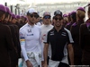 GP ABU DHABI, 27.11.2016 - Jenson Button (GBR)  McLaren Honda MP4-31, Carlos Sainz Jr (ESP) Scuderia Toro Rosso STR11 e Sergio Perez (MEX) Sahara Force India F1 VJM09