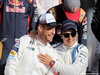 GP ABU DHABI, 27.11.2016 - Jenson Button (GBR)  McLaren Honda MP4-31 e Felipe Massa (BRA) Williams FW38