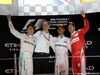 GP ABU DHABI, 27.11.2016 - Gara, 2nd place Nico Rosberg (GER) Mercedes AMG F1 W07 Hybrid e Champion 2016, Lewis Hamilton (GBR) Mercedes AMG F1 W07 Hybrid vincitore e 3rd place Sebastian Vettel (GER) Ferrari SF16-H