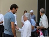 GP ABU DHABI, 27.11.2016 - Gara, Roger Federer (SUI) tennis player e Bernie Ecclestone (GBR), President e CEO of FOM