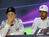 GP ABU DHABI, 27.11.2016 - Gara, Conferenza Stampa, Nico Rosberg (GER) Mercedes AMG F1 W07 Hybrid e Lewis Hamilton (GBR) Mercedes AMG F1 W07 Hybrid