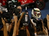 GP ABU DHABI, 27.11.2016 - Gara, 2nd place Nico Rosberg (GER) Mercedes AMG F1 W07 Hybrid e Champion 2016 e Lewis Hamilton (GBR) Mercedes AMG F1 W07 Hybrid vincitore