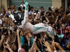 GP ABU DHABI, 27.11.2016 - Gara, 2nd place Nico Rosberg (GER) Mercedes AMG F1 W07 Hybrid e Champion 2016