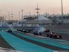GP ABU DHABI, 27.11.2016 - Gara, Start of the race, Fernando Alonso (ESP) McLaren Honda MP4-31 off trach e Max Verstappen (NED) Red Bull Racing RB12 spins