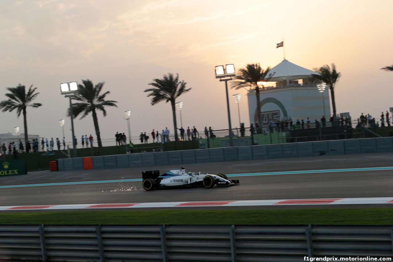 GP ABU DHABI, 25.11.2016 - Prove Libere 2, Felipe Massa (BRA) Williams FW38