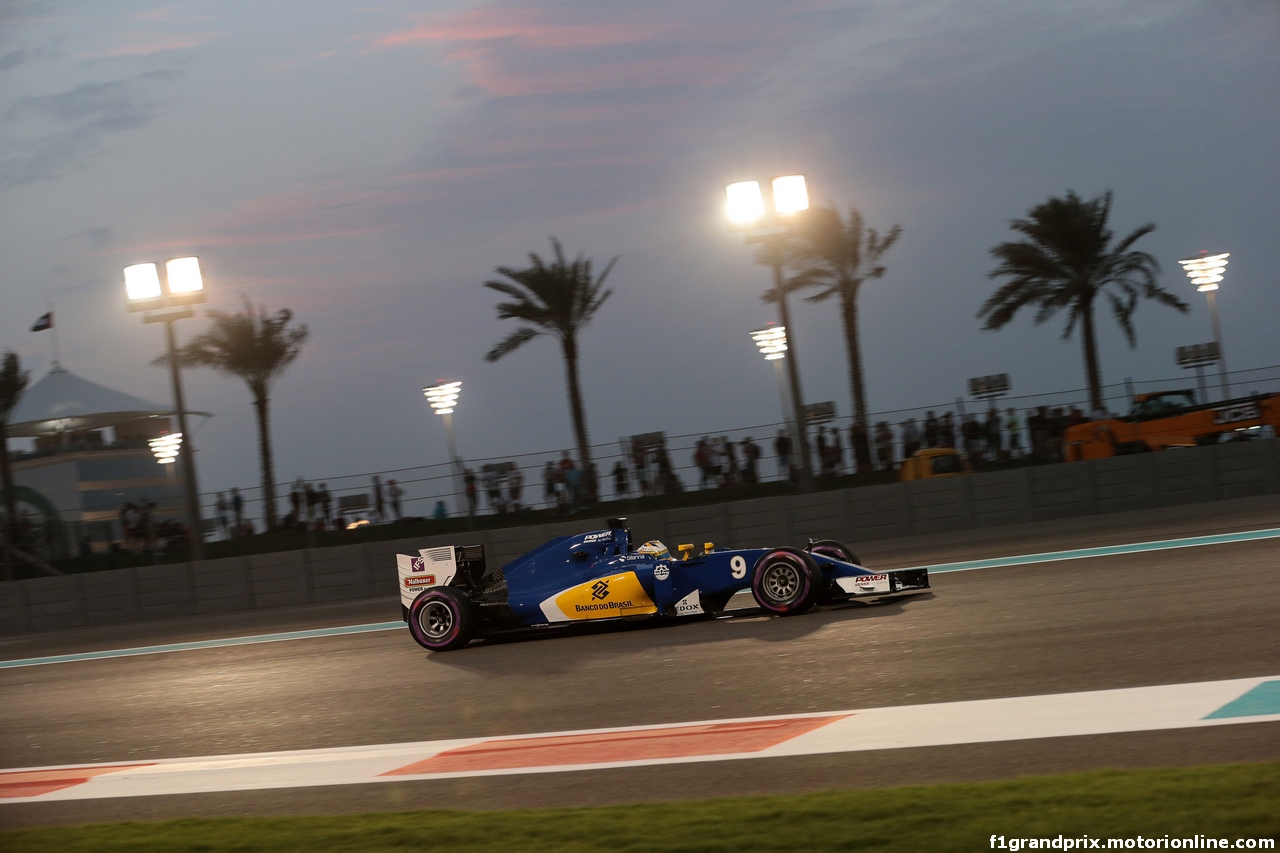 GP ABU DHABI, 25.11.2016 - Prove Libere 2, Marcus Ericsson (SUE) Sauber C34