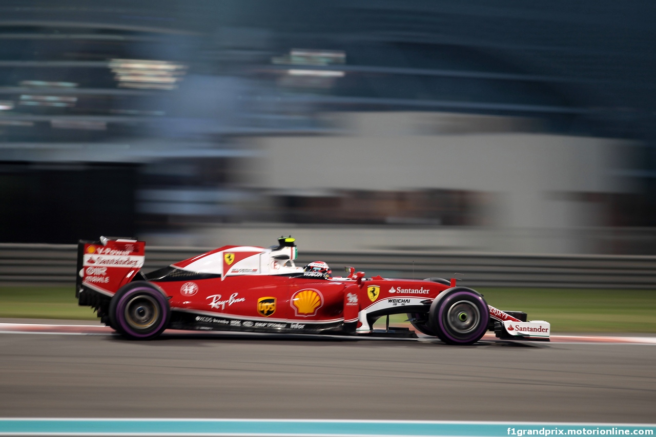 GP ABU DHABI, 25.11.2016 - Prove Libere 2, Kimi Raikkonen (FIN) Ferrari SF16-H