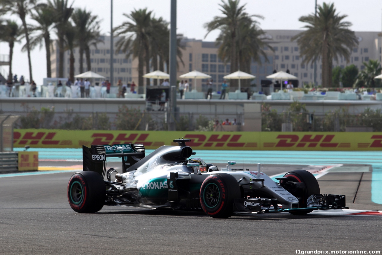GP ABU DHABI, 26.11.2016 - Prove Libere 3, Lewis Hamilton (GBR) Mercedes AMG F1 W07 Hybrid