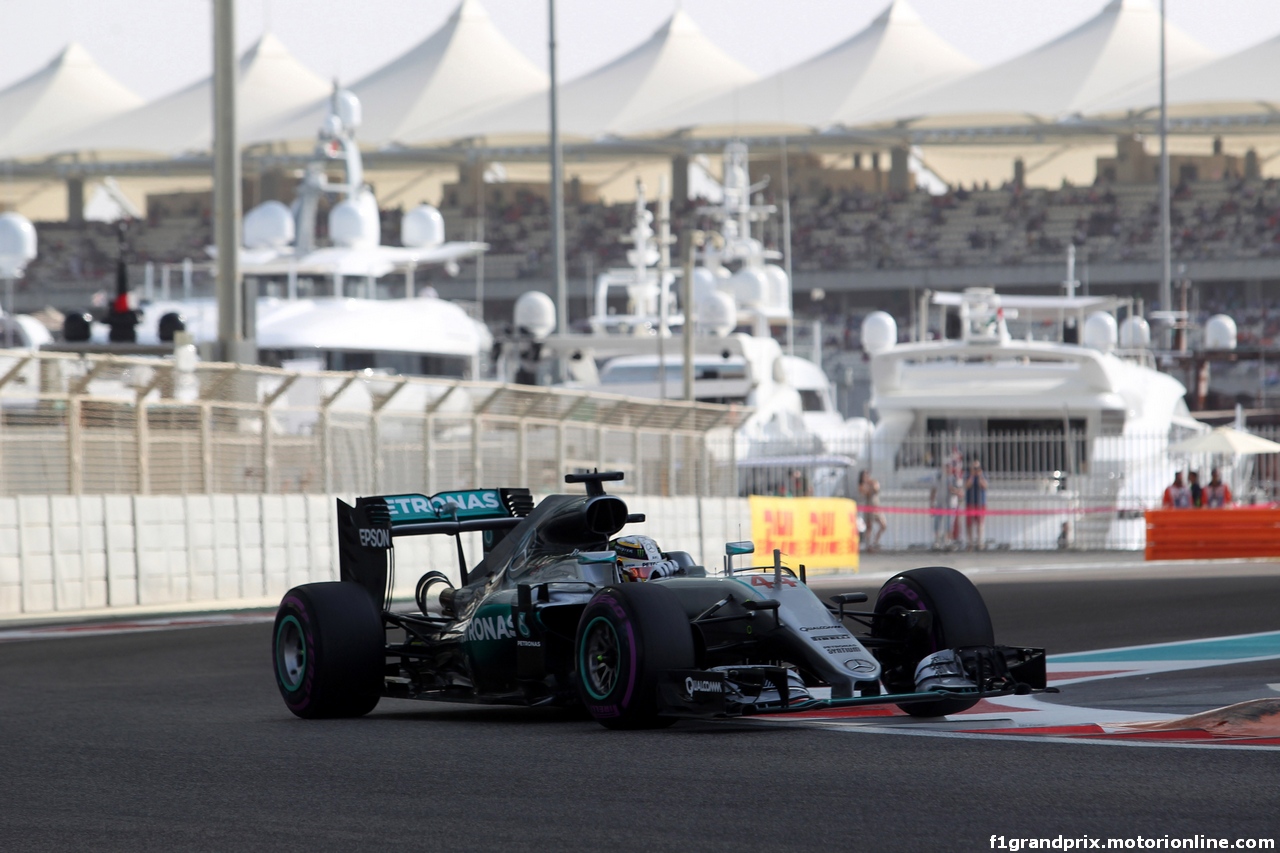 GP ABU DHABI, 26.11.2016 - Prove Libere 3, Lewis Hamilton (GBR) Mercedes AMG F1 W07 Hybrid