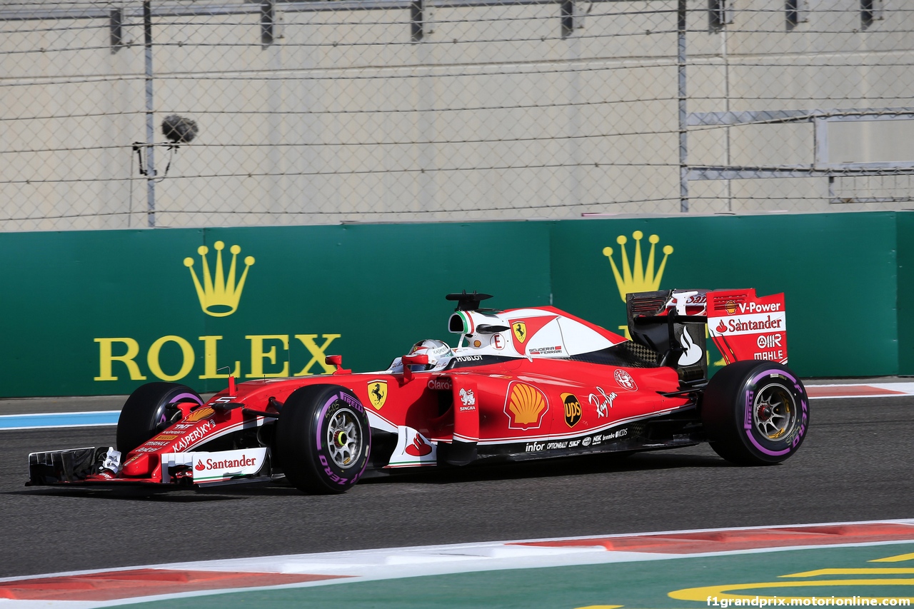 GP ABU DHABI, 26.11.2016 - Prove Libere 3, Sebastian Vettel (GER) Ferrari SF16-H
