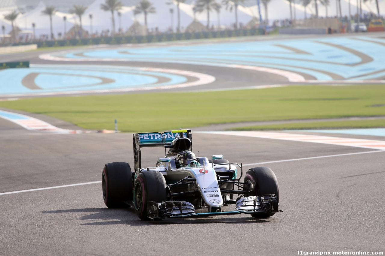 GP ABU DHABI, 26.11.2016 - Prove Libere 3, Nico Rosberg (GER) Mercedes AMG F1 W07 Hybrid