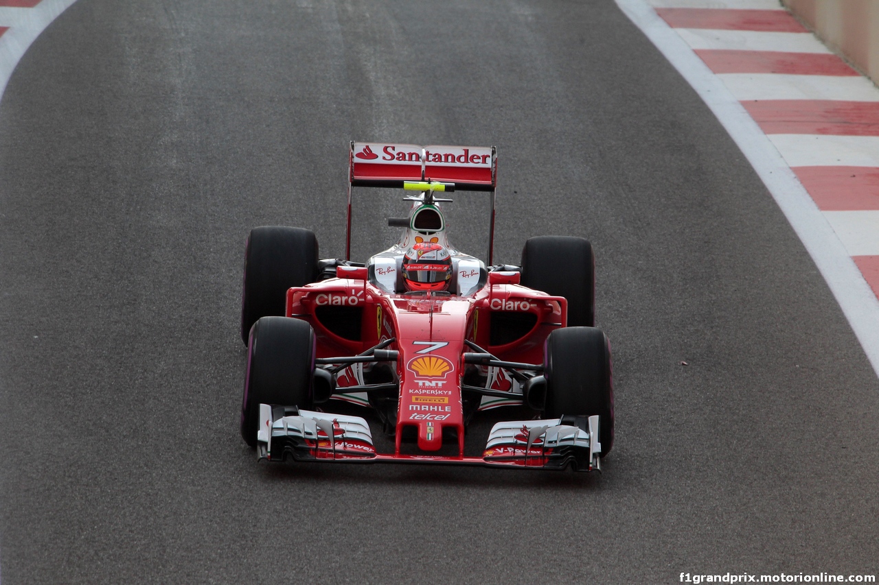 GP ABU DHABI, 26.11.2016 - Prove Libere 3, Kimi Raikkonen (FIN) Ferrari SF16-H
