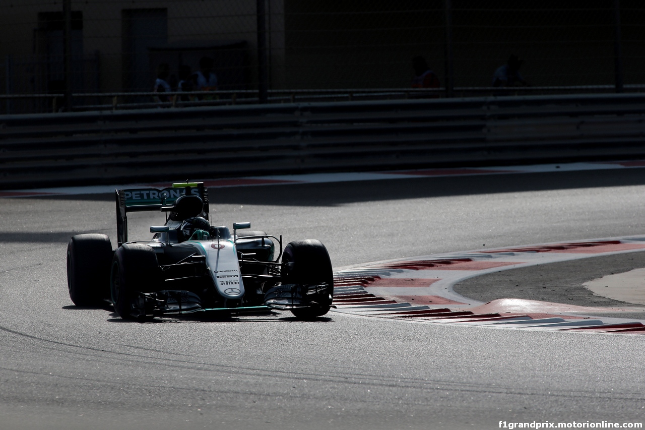 GP ABU DHABI, 26.11.2016 - Prove Libere 3, Nico Rosberg (GER) Mercedes AMG F1 W07 Hybrid