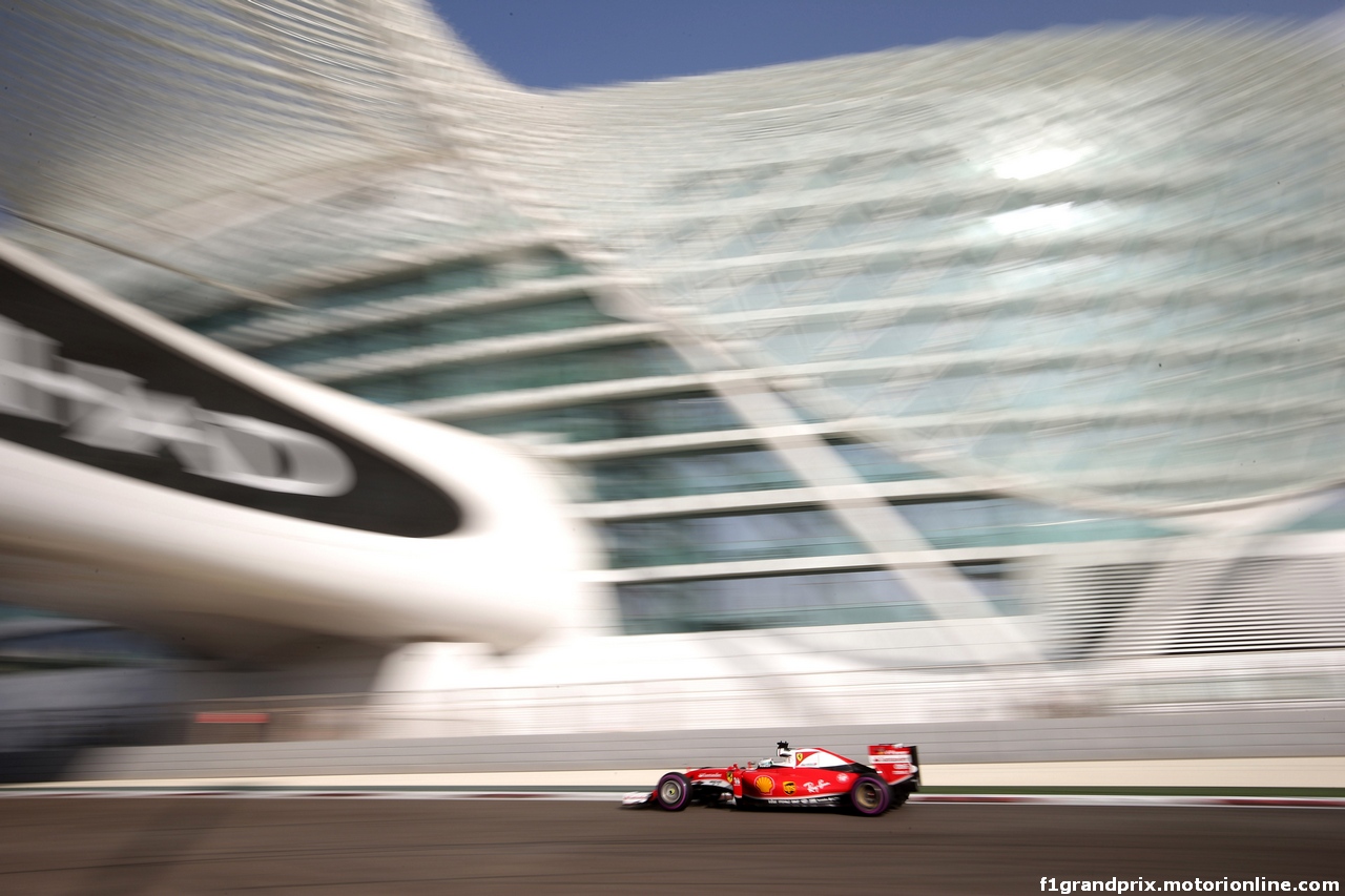 GP ABU DHABI, 26.11.2016 - Prove Libere 3, Sebastian Vettel (GER) Ferrari SF16-H