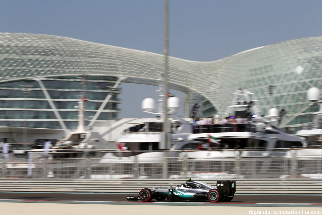 GP ABU DHABI, 26.11.2016 - Prove Libere 3, Nico Rosberg (GER) Mercedes AMG F1 W07 Hybrid