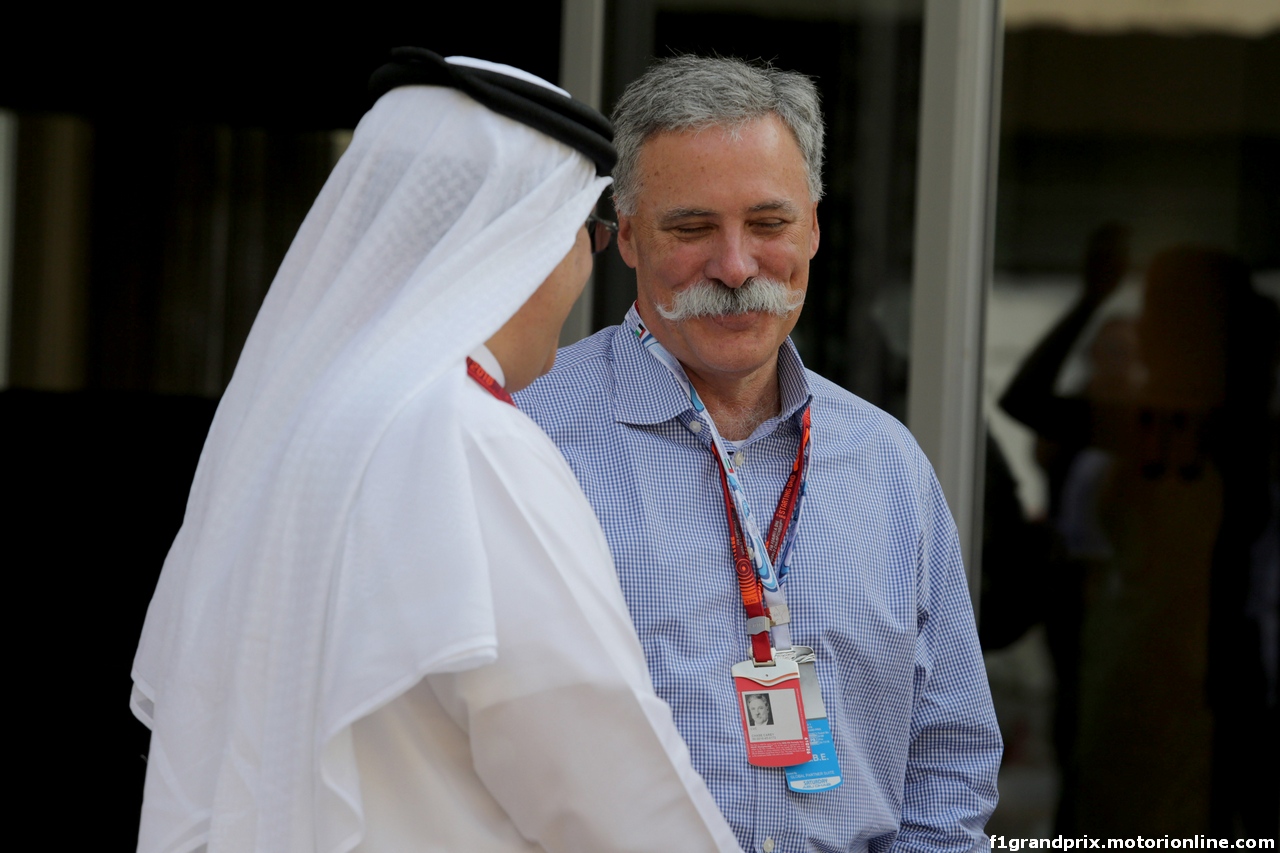 GP ABU DHABI, 26.11.2016 - Prove Libere 3, Chase Carey (USA) Formula One Group Chairman