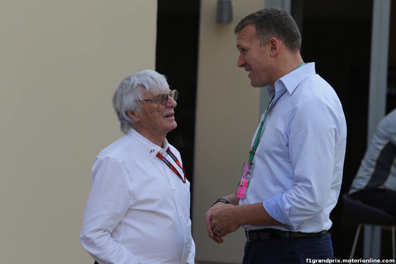 GP ABU DHABI, 26.11.2016 - Prove Libere 3, Bernie Ecclestone (GBR), President e CEO of FOM