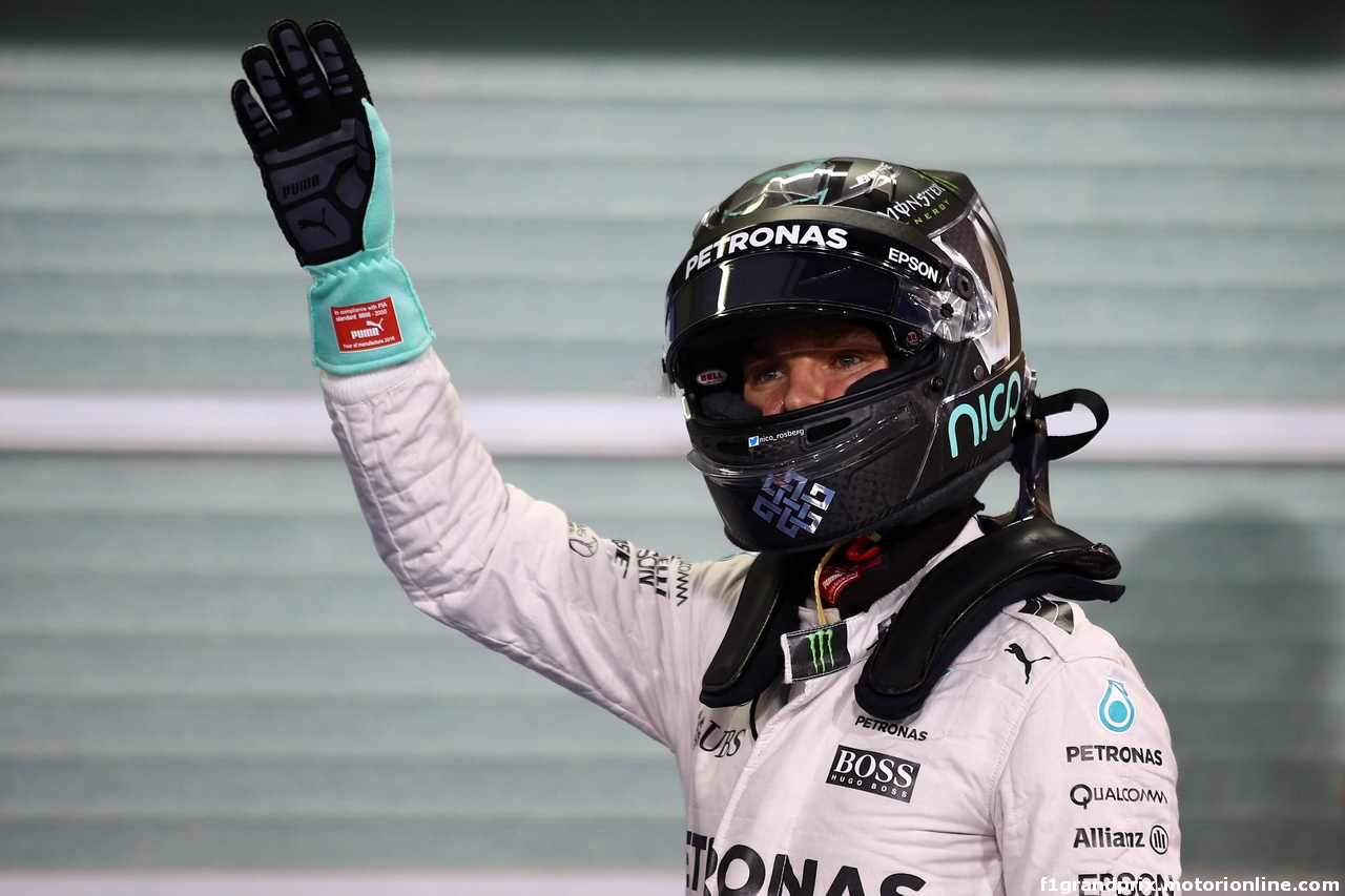 GP ABU DHABI, 26.11.2016 - Qualifiche, 2nd place Nico Rosberg (GER) Mercedes AMG F1 W07 Hybrid