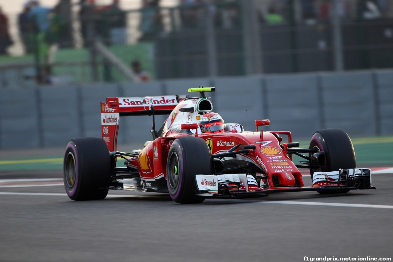 GP ABU DHABI, 26.11.2016 - Qualifiche, Kimi Raikkonen (FIN) Ferrari SF16-H