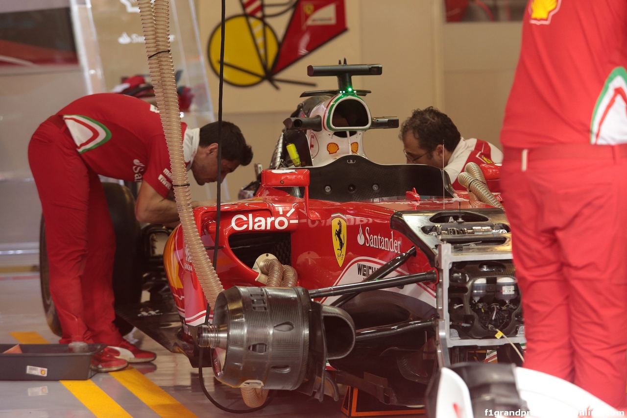 GP ABU DHABI, 24.11.2016 - Ferrari SF16-H, detail