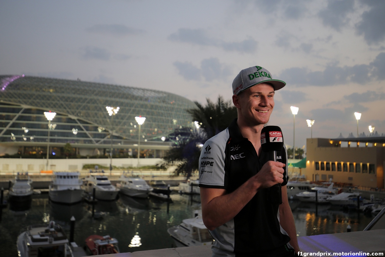 GP ABU DHABI, 24.11.2016 - Nico Hulkenberg (GER) Sahara Force India F1 VJM09