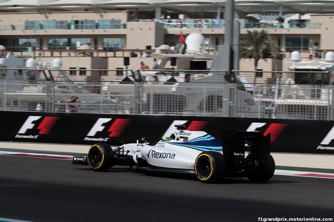 GP ABU DHABI, 25.11.2016 - Prove Libere 1, Felipe Massa (BRA) Williams FW38