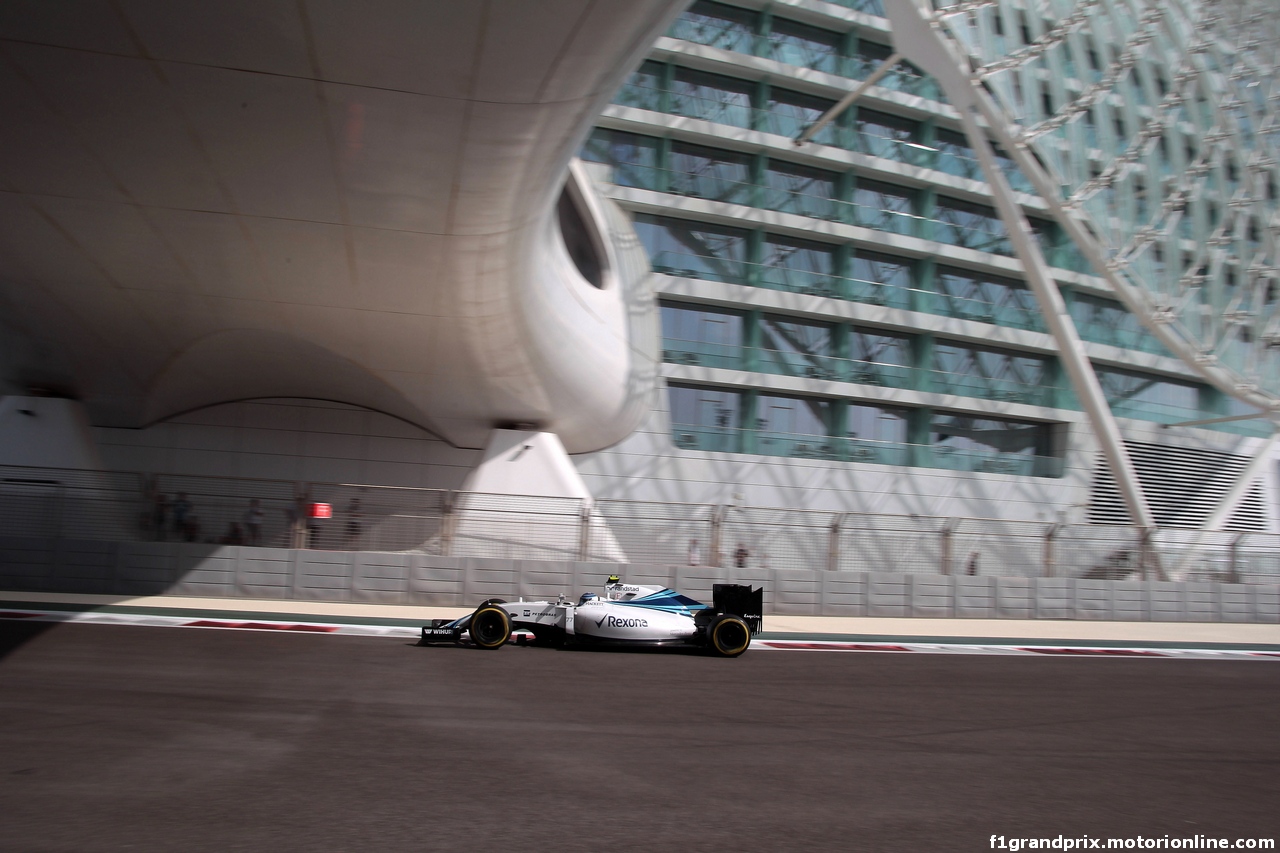 GP ABU DHABI, 25.11.2016 - Prove Libere 1, Valtteri Bottas (FIN) Williams FW38