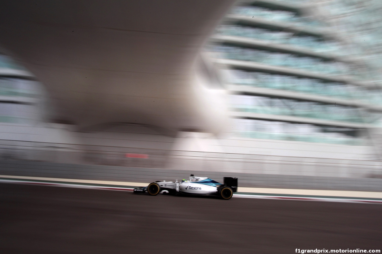 GP ABU DHABI, 25.11.2016 - Prove Libere 1, Felipe Massa (BRA) Williams FW38