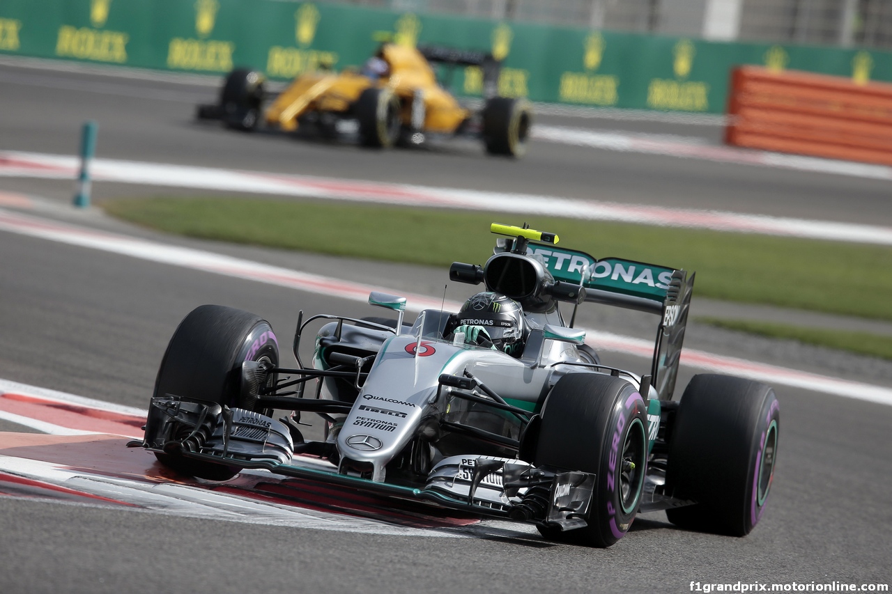 GP ABU DHABI, 25.11.2016 - Prove Libere 1, Nico Rosberg (GER) Mercedes AMG F1 W07 Hybrid