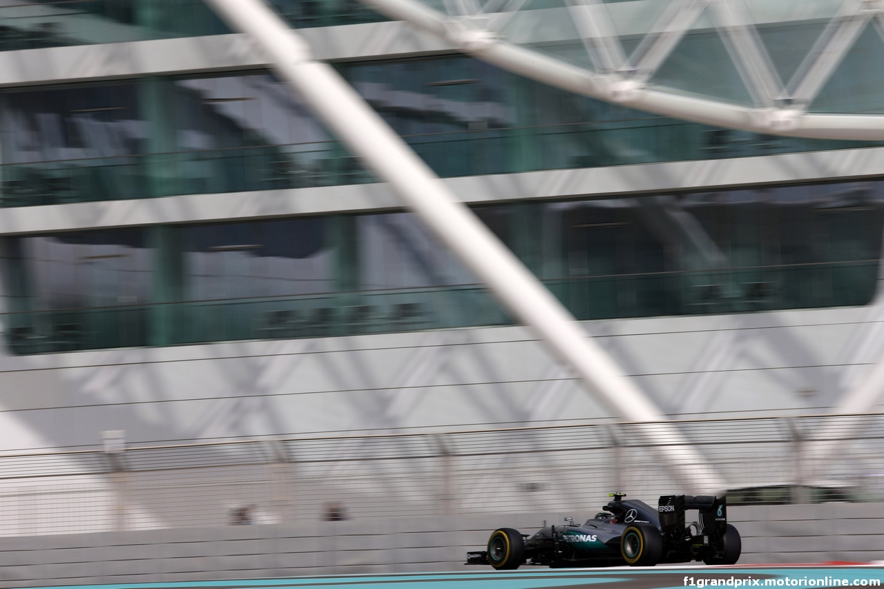 GP ABU DHABI, 25.11.2016 - Prove Libere 1, Nico Rosberg (GER) Mercedes AMG F1 W07 Hybrid