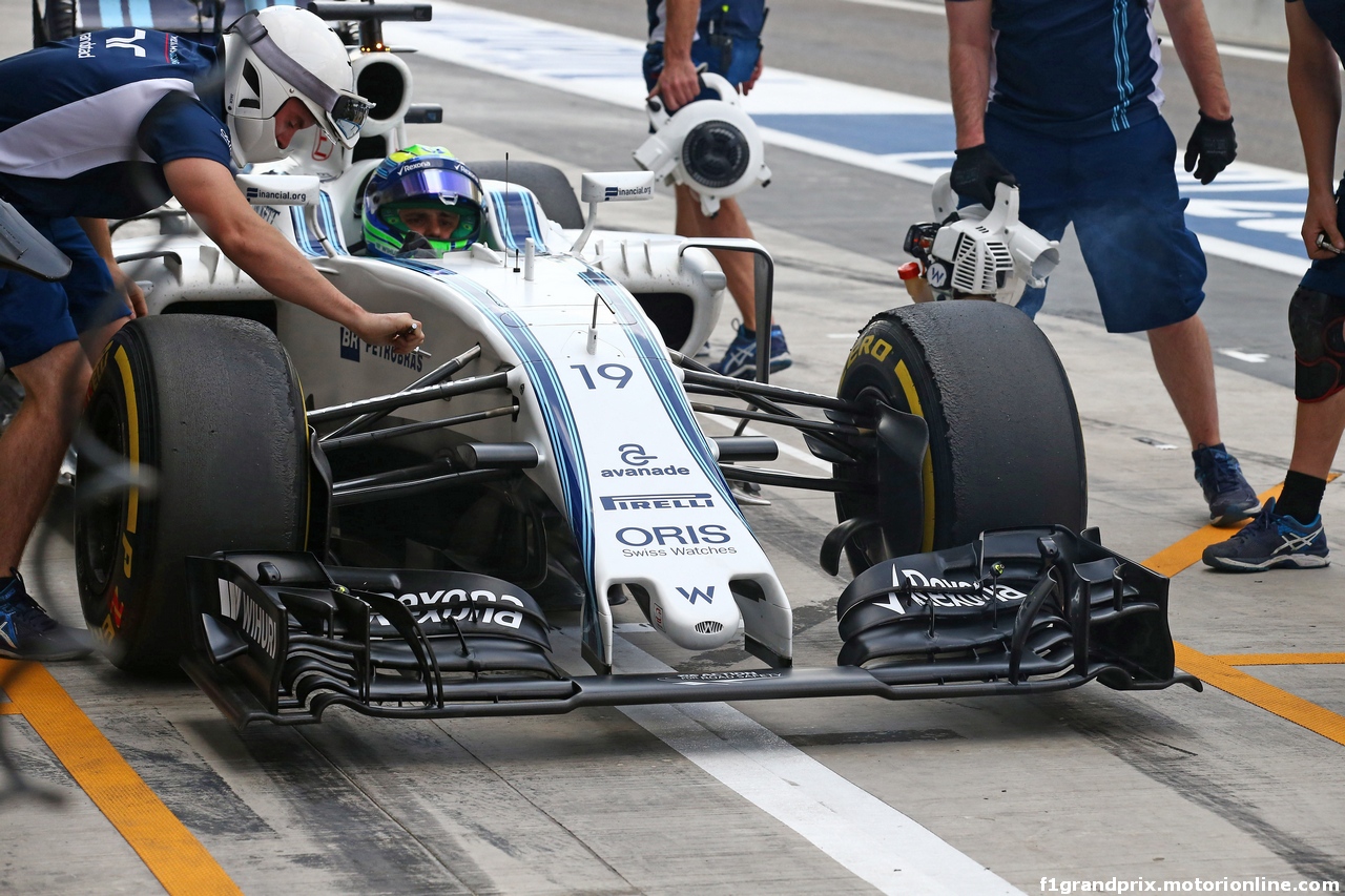 GP ABU DHABI, 25.11.2016 - Prove Libere 1, Felipe Massa (BRA) Williams FW38