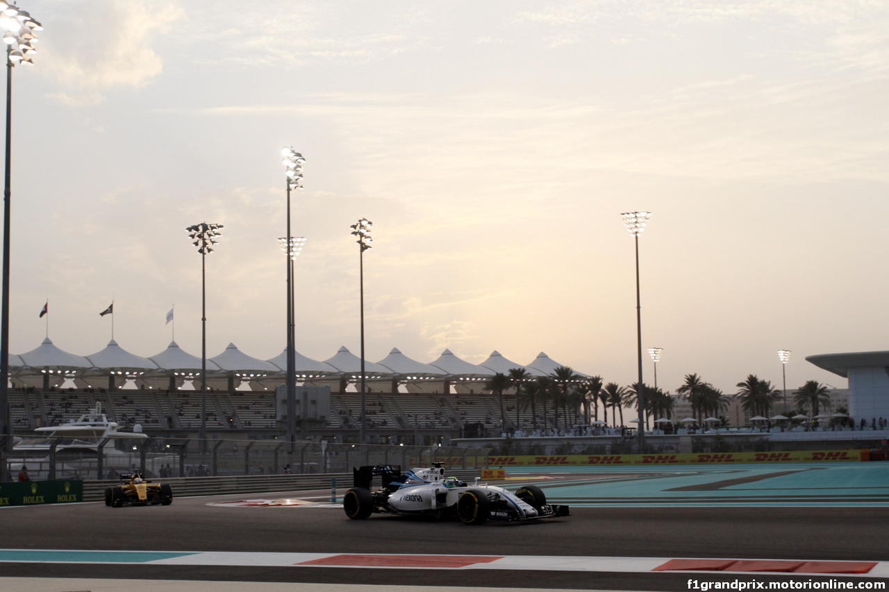 GP ABU DHABI, 25.11.2016 - Prove Libere 2, Felipe Massa (BRA) Williams FW38